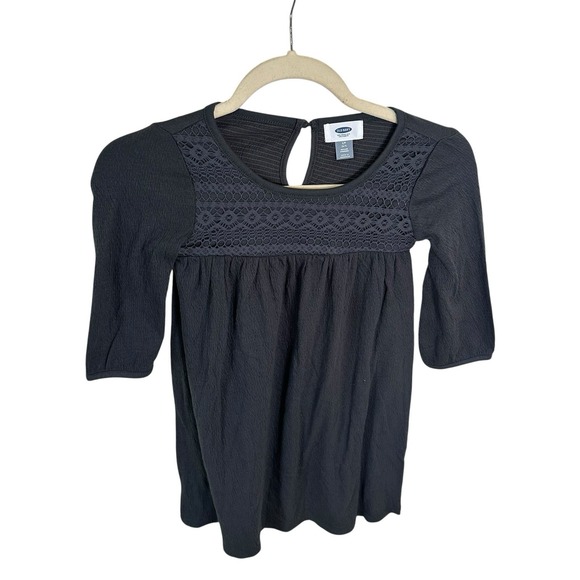 Old Navy Other - Old Navy- Girl's Charcoal Grey 3/4 Sleeve Dress- Small 6-7 NWT. school‎ Clothes
